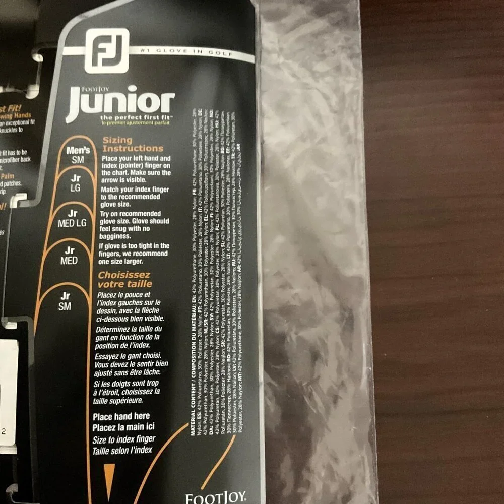 JUNIOR FOOTJOY GOLF GLOVE LEFT - Picture 8 of 8